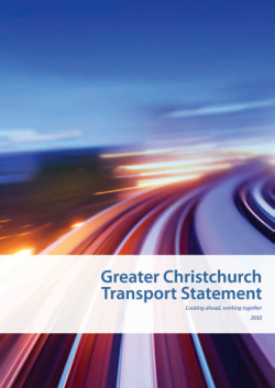 Greater Christchurch Transport Statement 2012